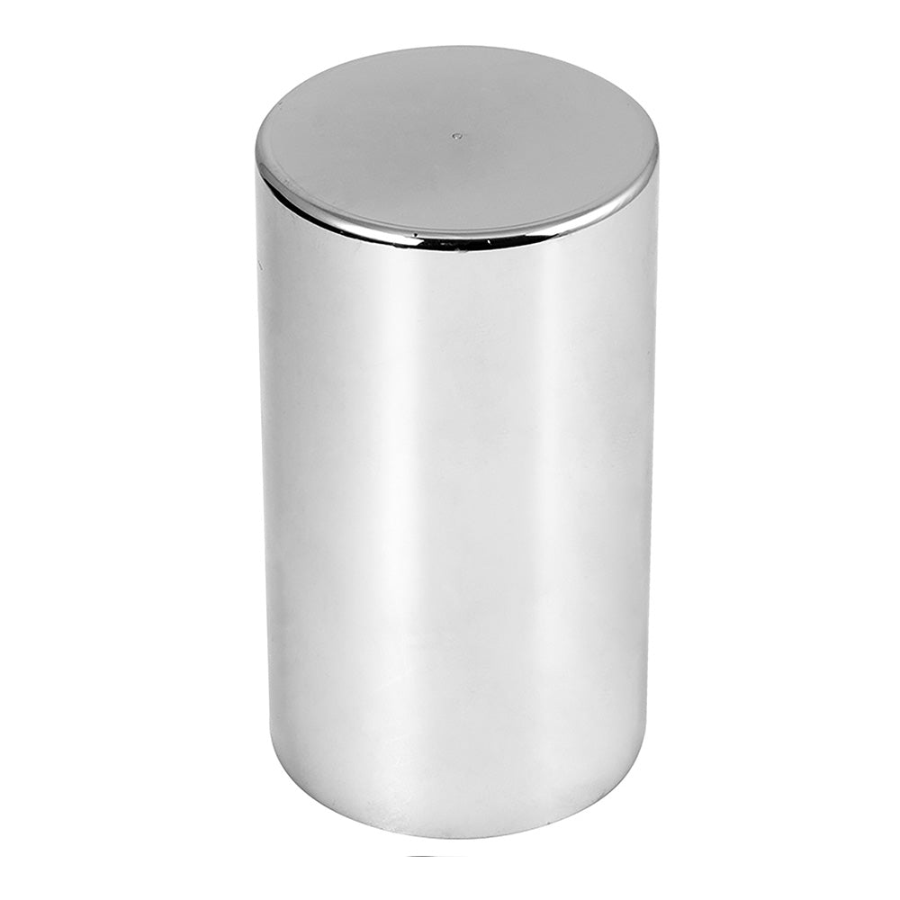 33mm x 4-1/4" Chrome Flat Top Nut Cover, Push On 10PK