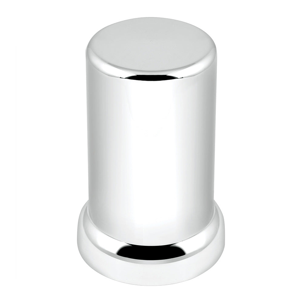 33mm x 3-3/8" Chrome Flat Top Hat Nut Cover, Thread On 10PK