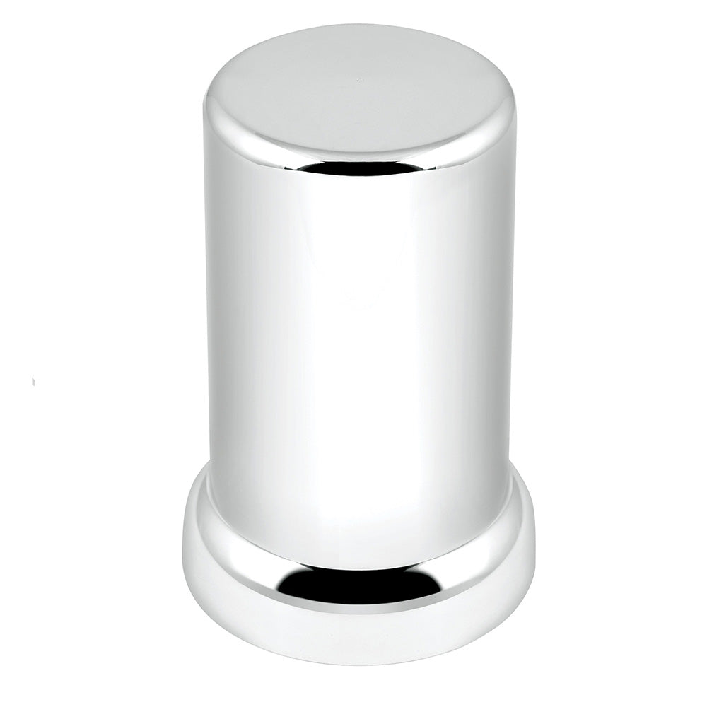 33mm x 3-3/8" Chrome Flat Top Hat Nut Cover, Thread On 60PK
