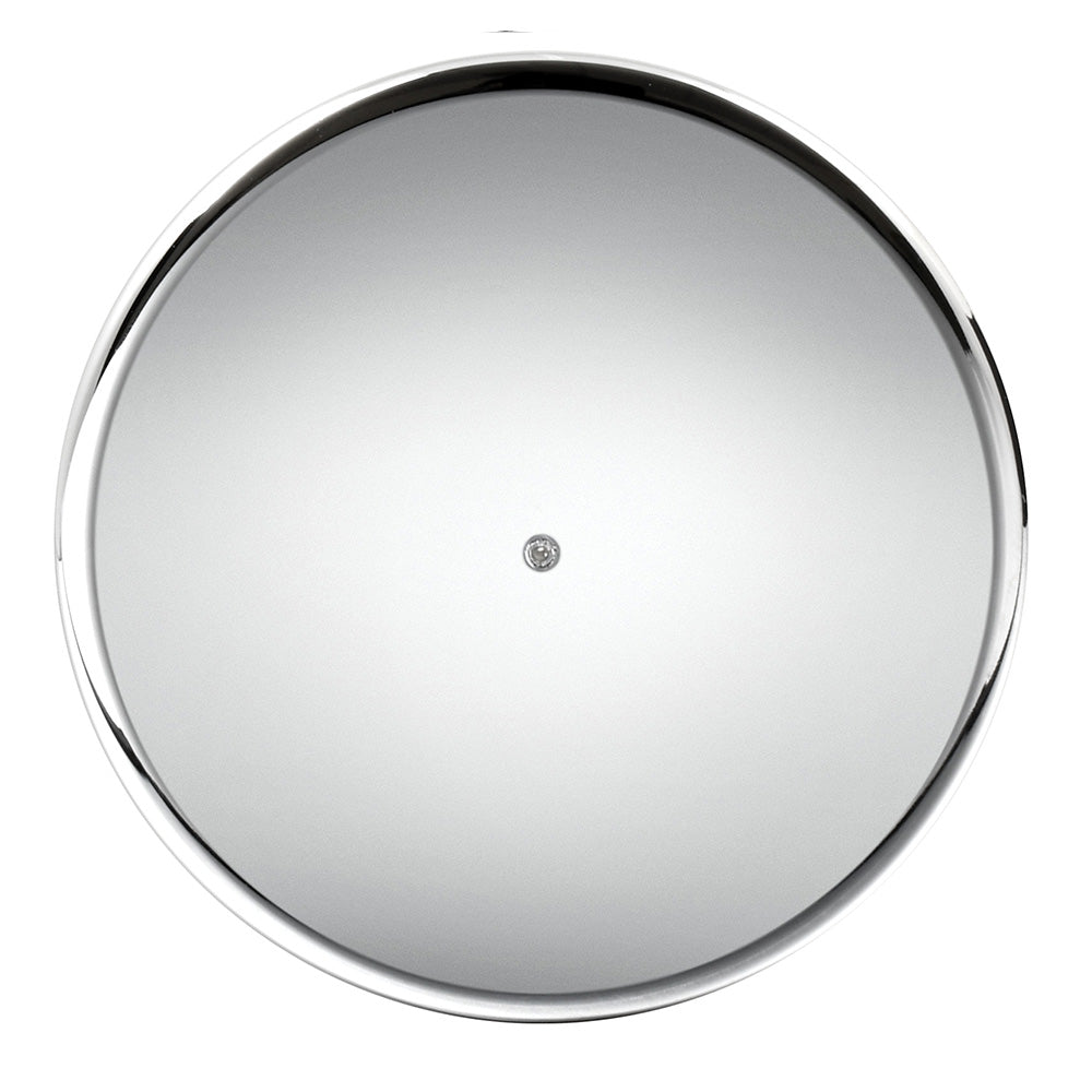 33mm x 5" Chrome Flat Top Nut Cover, Push On 60PK