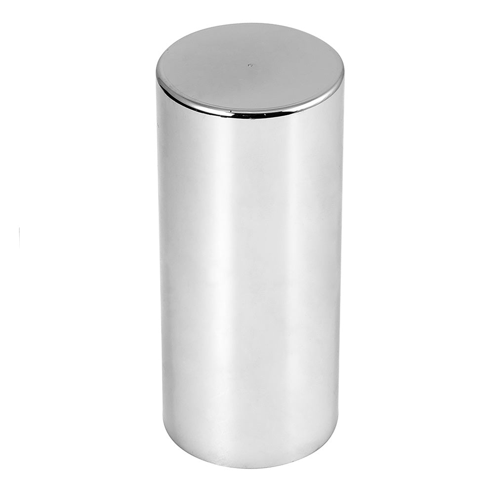 33mm x 5" Chrome Flat Top Nut Cover, Thread On 60PK