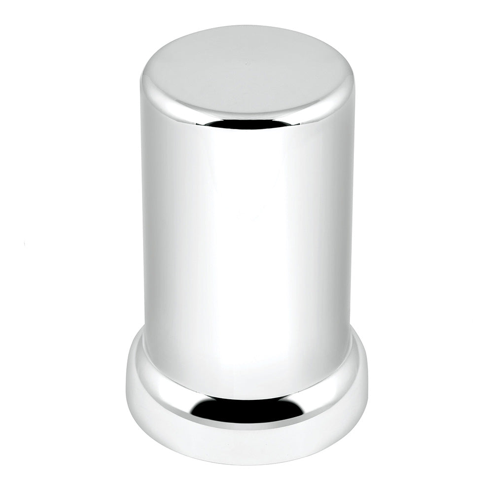 33mm x 2-3/8" Chrome Flat Top Hat Tube Nut Cover, Push On 60PK