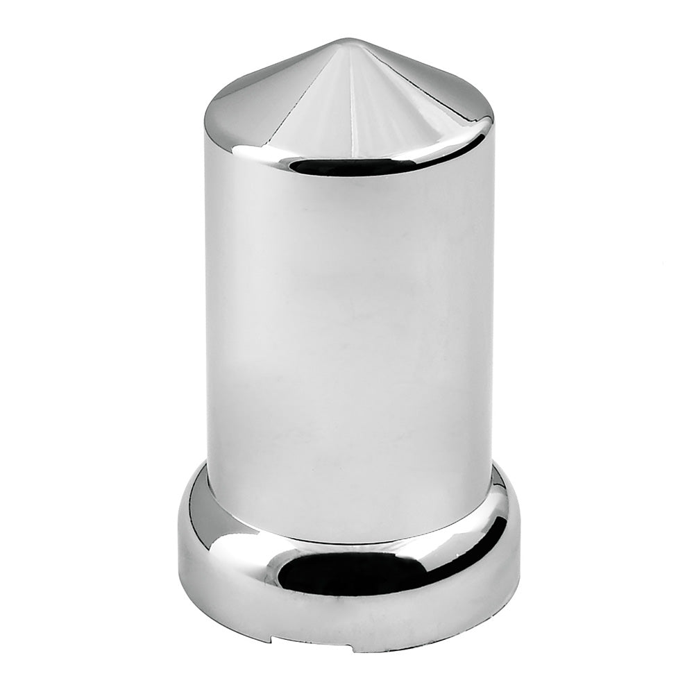 33mm x 3-1/8" Chrome Pointed Top Hat Nut Cover, Push On 60PK