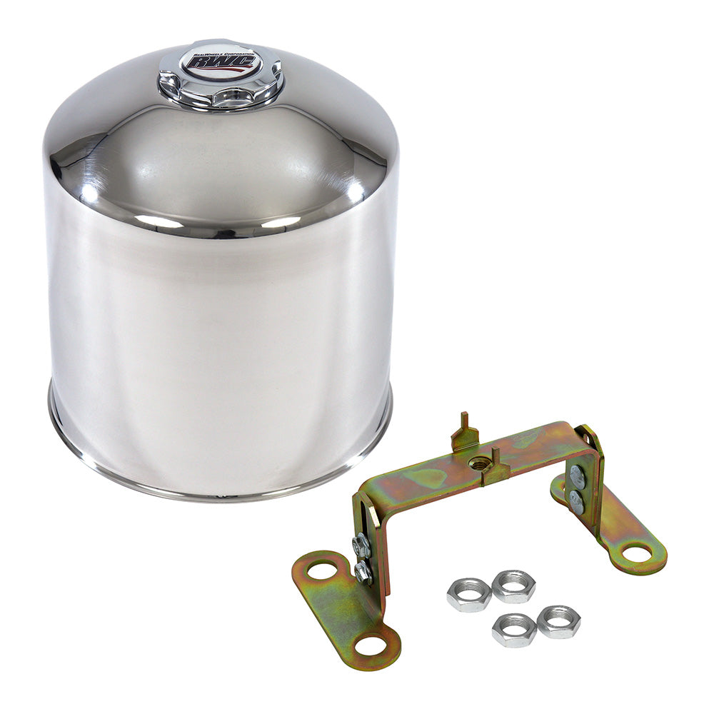 22.5" Stainless Steel Rear Gear Nut Axle Cover w/ Universal Rear Bracket