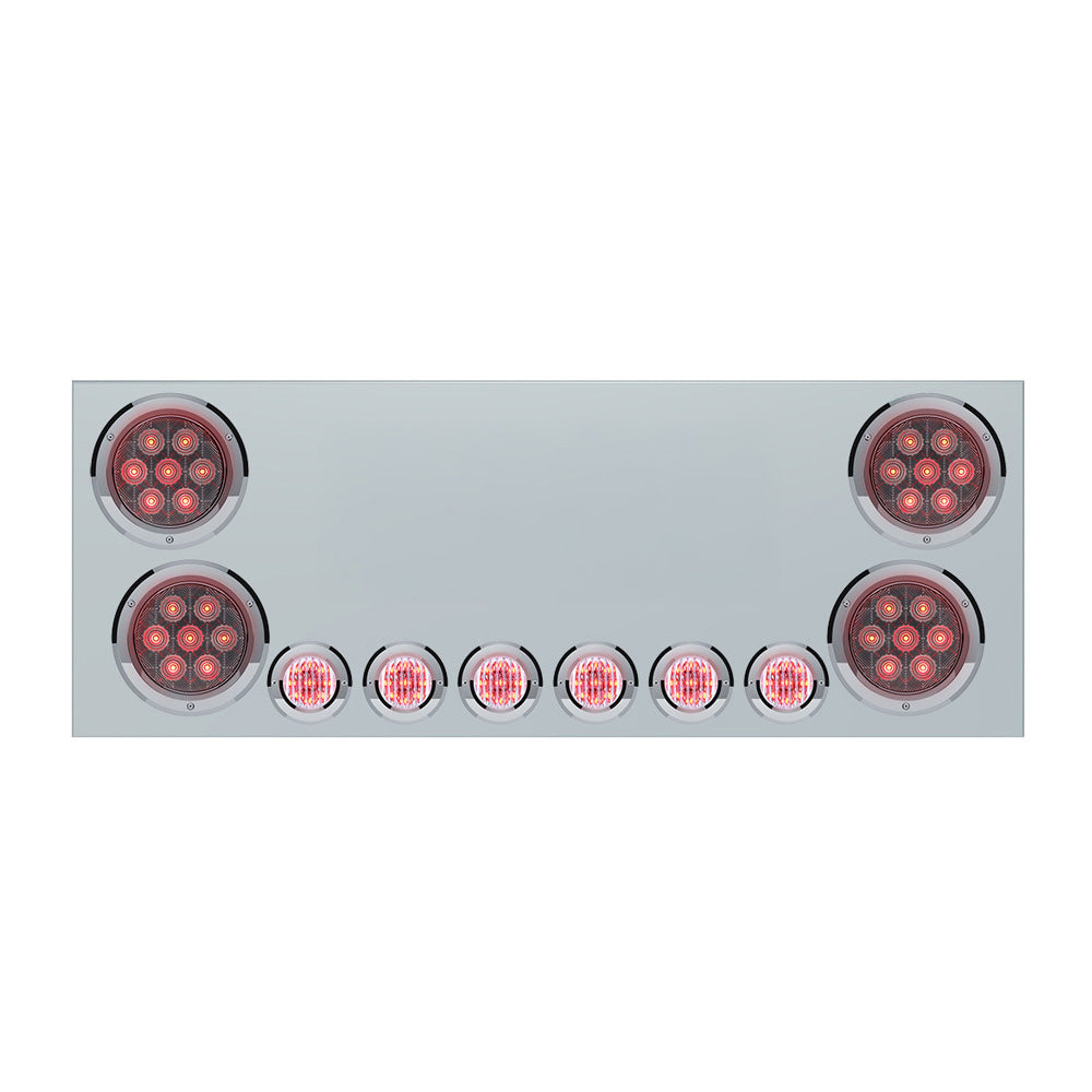 SS Comp Series Rear Center Panel with LEDs and No LP Cutout