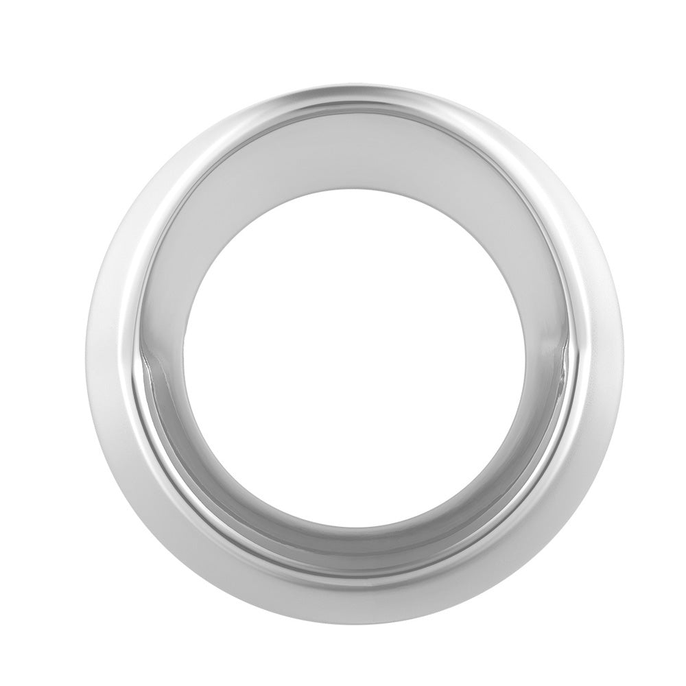 2-7/16" Liquid Silver Small Gauge Cover with Visor