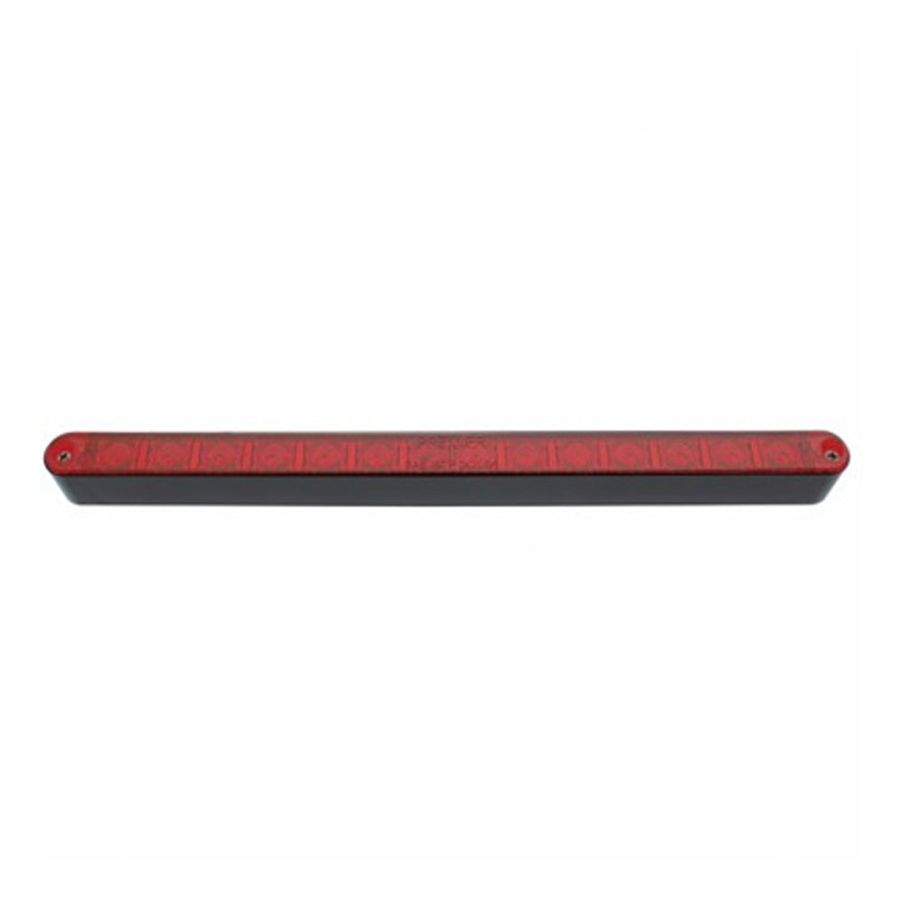 12" Light Bar with Black Housing and 14 Red LEDs