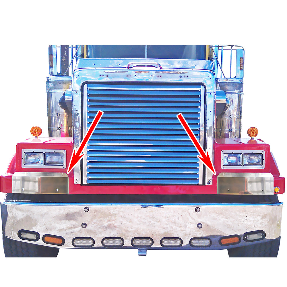 Stainless Steel Fender Guards for 1990-2001 Western Star Heritage