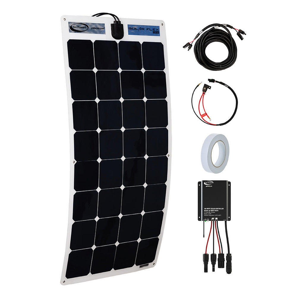 Go Power 110W Commercial Solar Kit with 10A Charge Controller Kit
