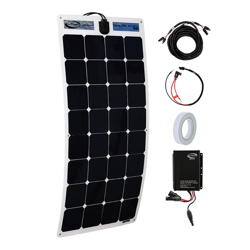 Go Power 110W Commercial Solar Kit with 30A Charge Controller Kit