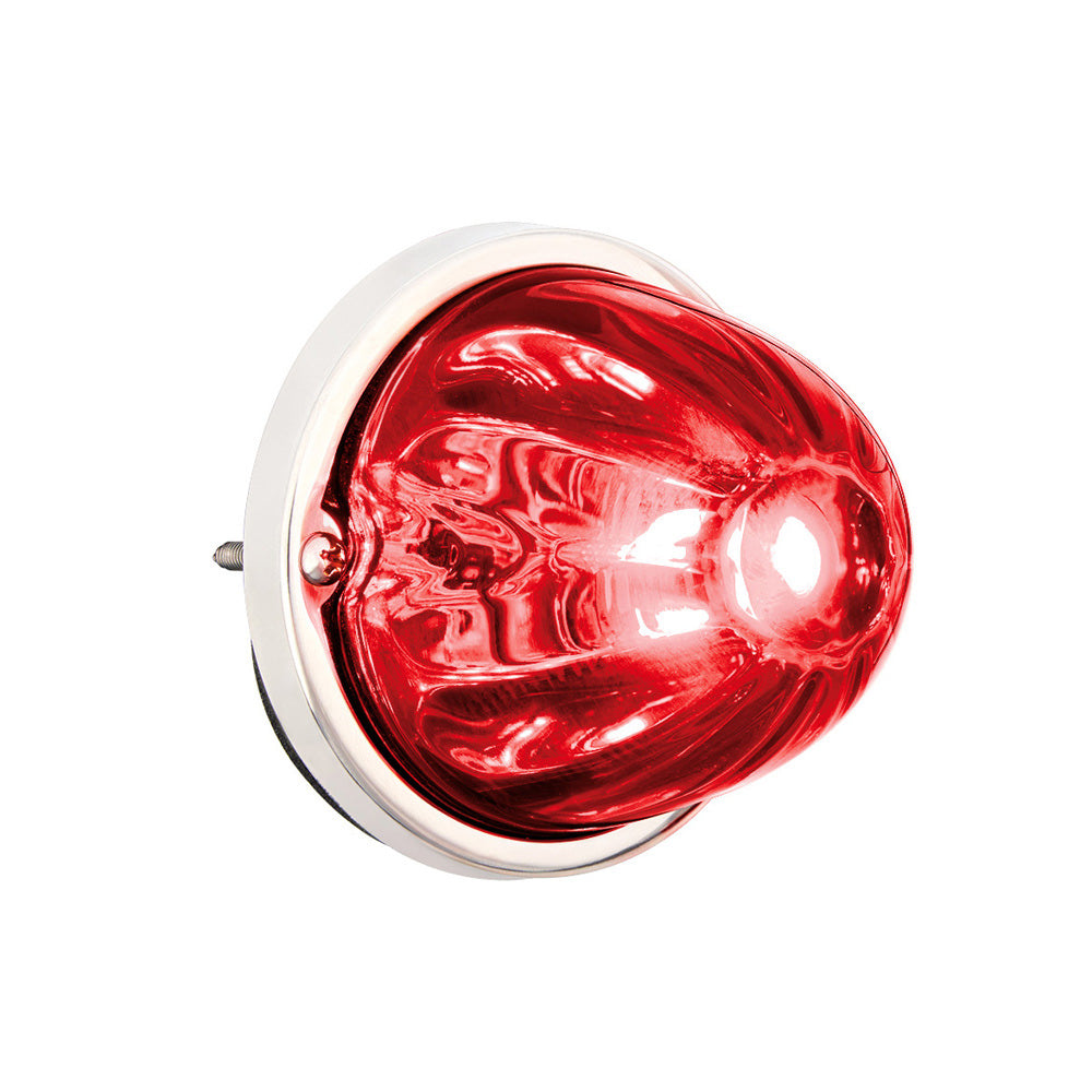 Ultraburst Glass Watermelon Flush Mount 18 LED Bulb