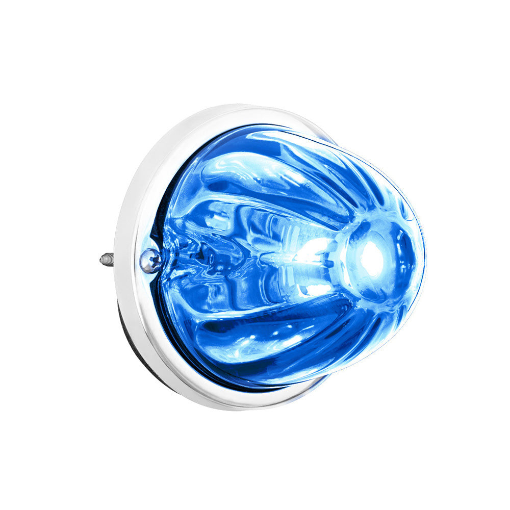 Ultraburst Glass Watermelon Flush Mount 18 LED Bulb