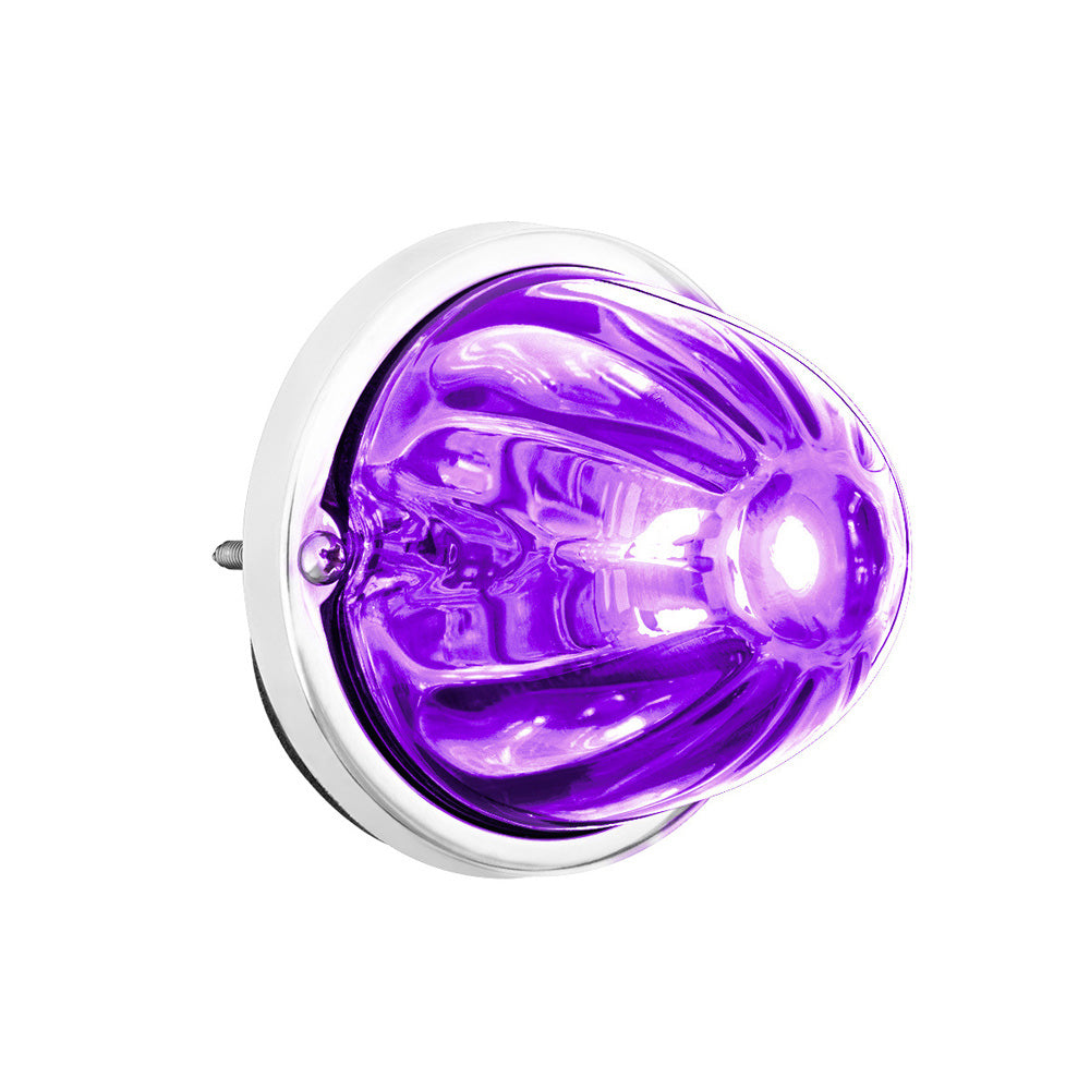 Ultraburst Glass Watermelon Flush Mount 18 LED Bulb