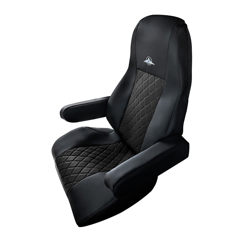 Riggear NAPA Black Faux Leather Seat Cover for 2008+ FL Cascadia
