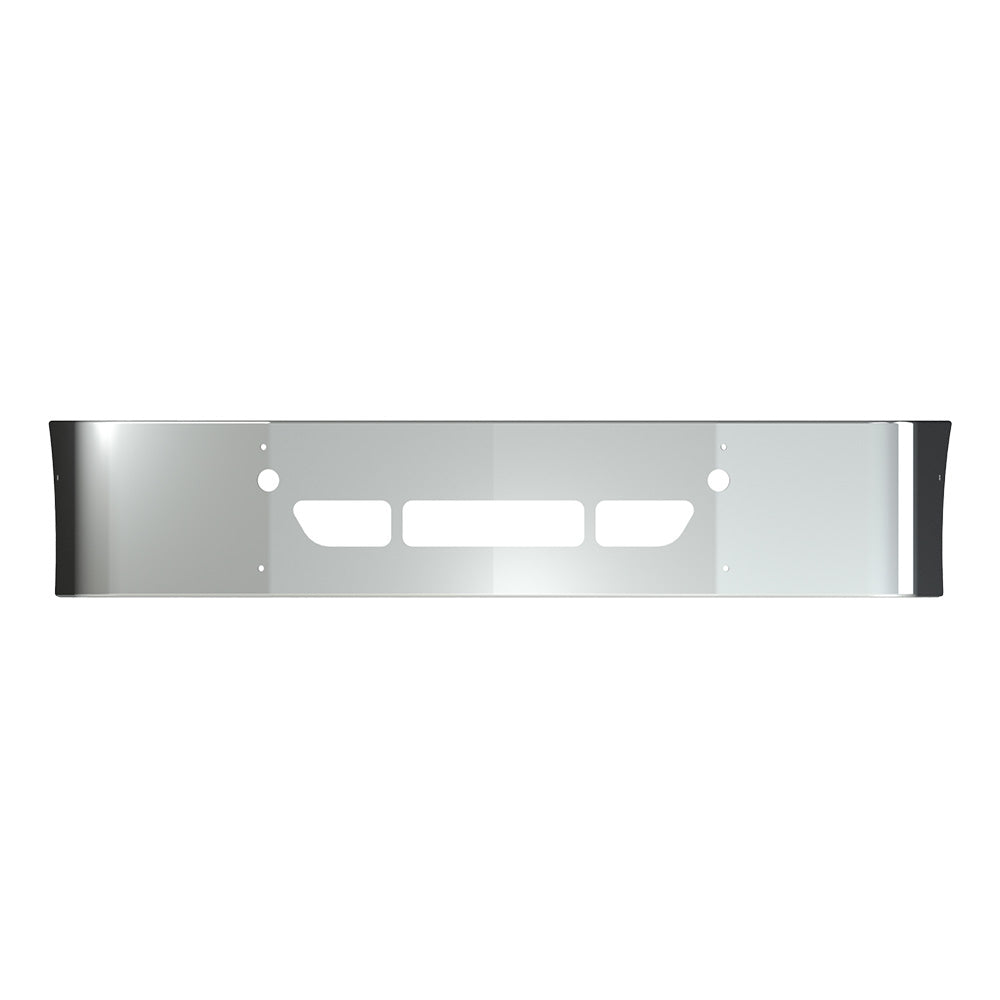 FL Columbia 18" SBA Chrome Bumper with Tow and Vent Cut Outs