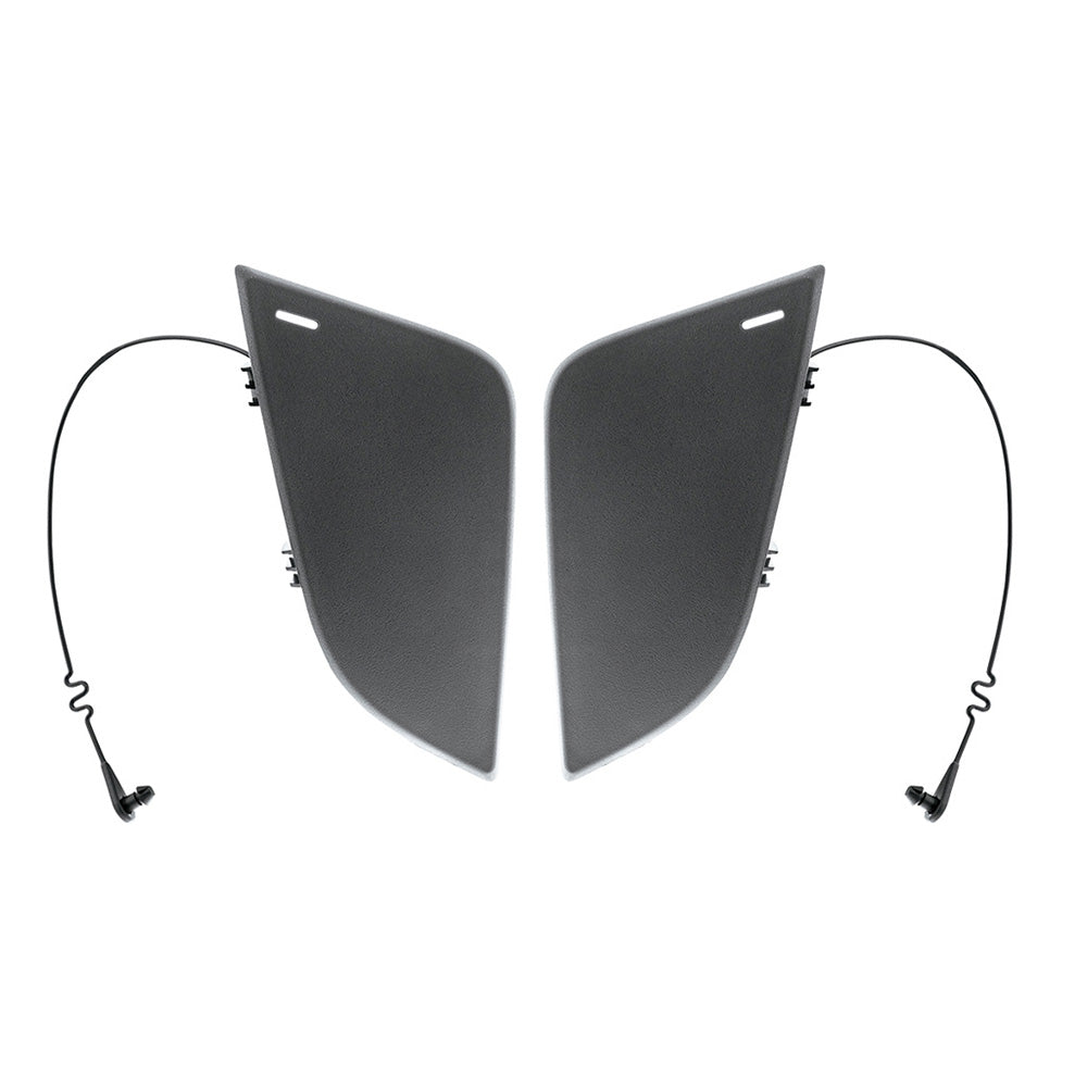 Freightliner Cascadia 2018+ Black Tow Hook Access Covers