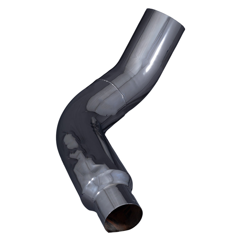 7"OD - 5"OD Kenworth Chrome D/S Elbow OEM K180-18615CP
