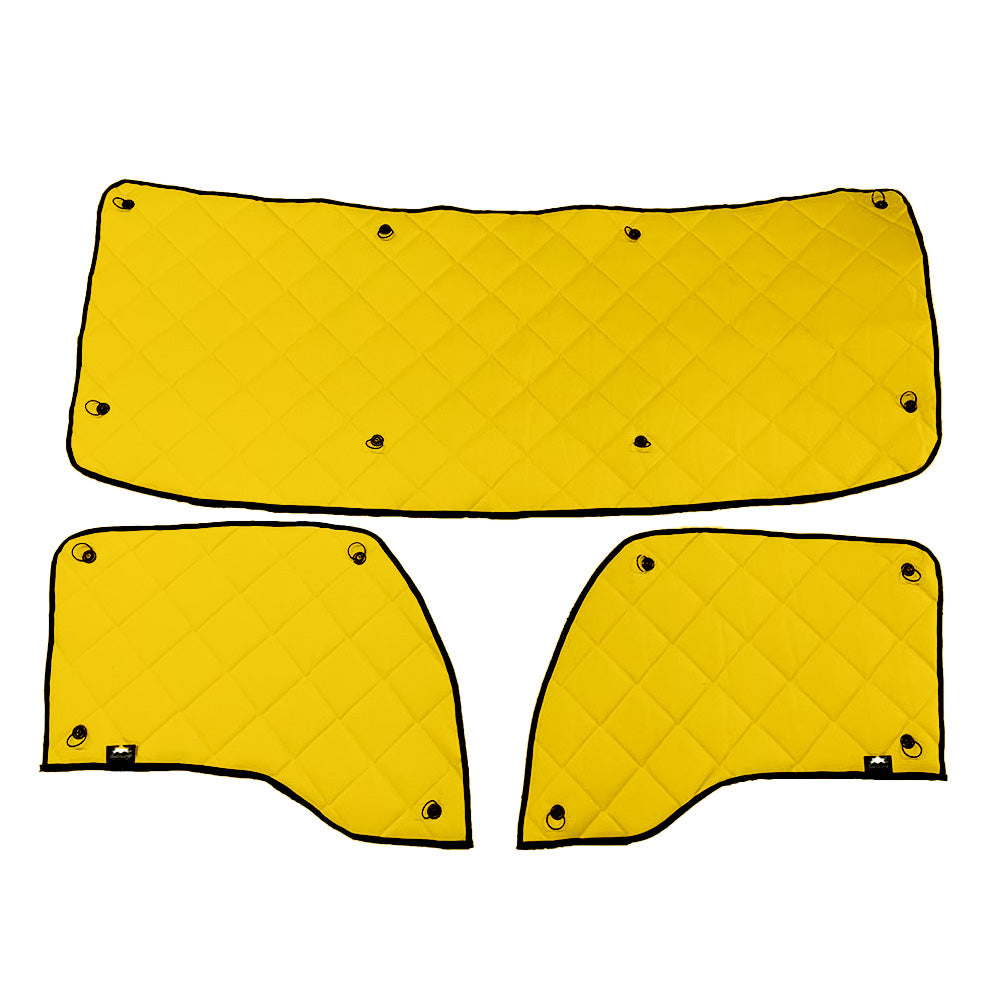 Kenworth T680, T880, W990 ZenEclipse Blackout Window Covers - Yellow