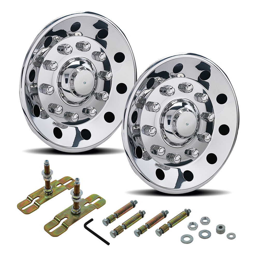 20", 22-1/2" Stainless Rear Simulator for Cast Spoke or Steel Disc Wheels