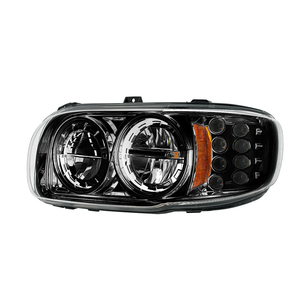 PB389, 388, 567 Black High Power w/ Turn, Position Light Headlight