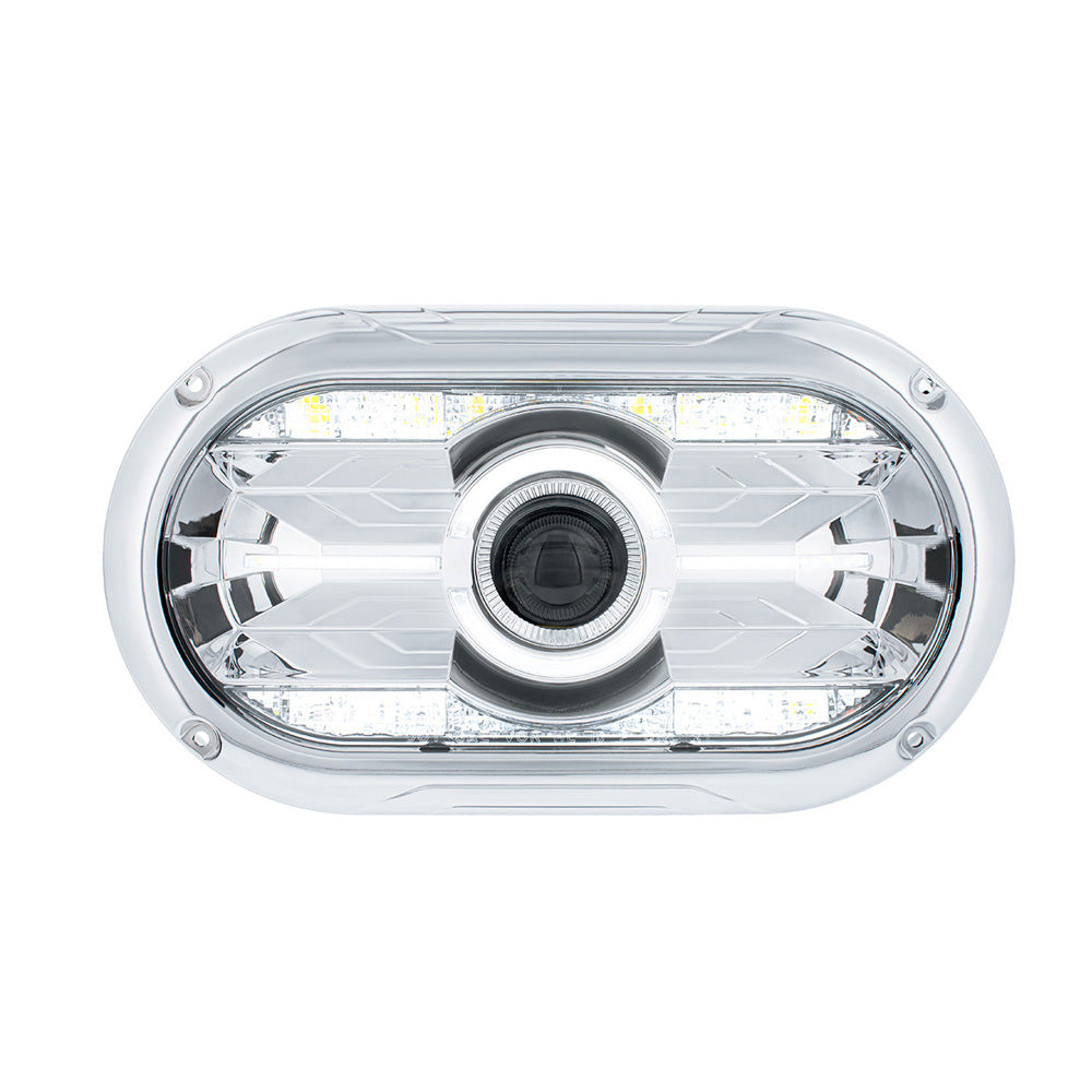 Full Projector LED Head Light with Bezel