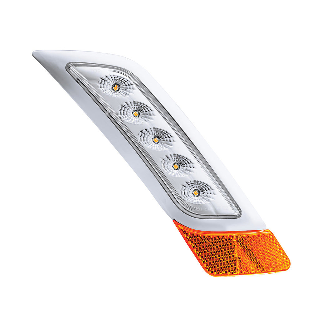 Double Fury Amber, Blue 5 LED Fender Turn Signal for PB 579, 587 "“ PS