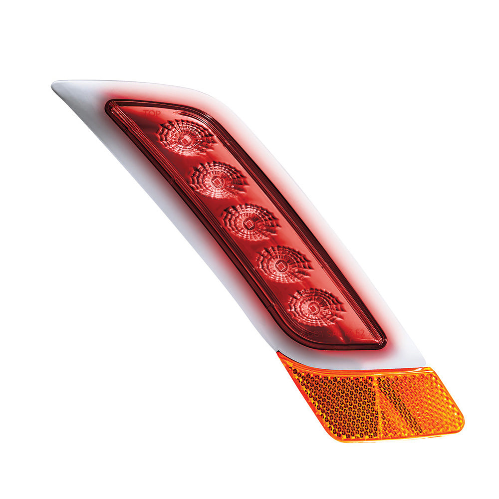 Double Fury Amber, Red 5 LED Fender Turn Signal for PB 579, 587 "“ PS