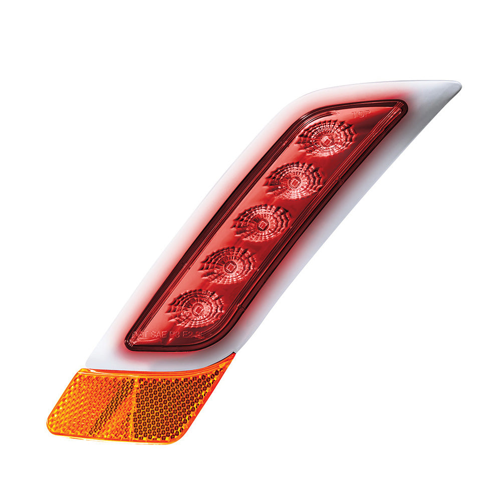 Double Fury Amber, Red 5 LED Fender Turn Signal for PB 579, 587 "“ DS