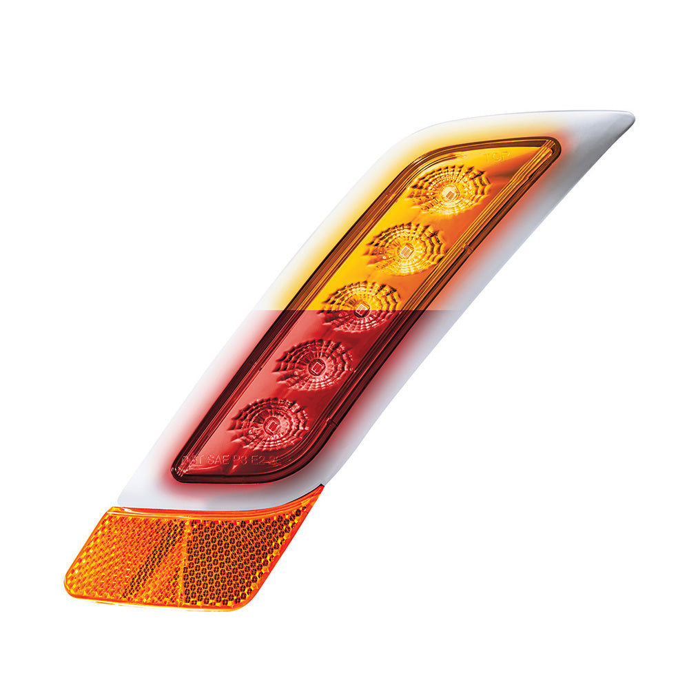 Double Fury Amber, Red 5 LED Fender Turn Signal for PB 579, 587 "“ DS