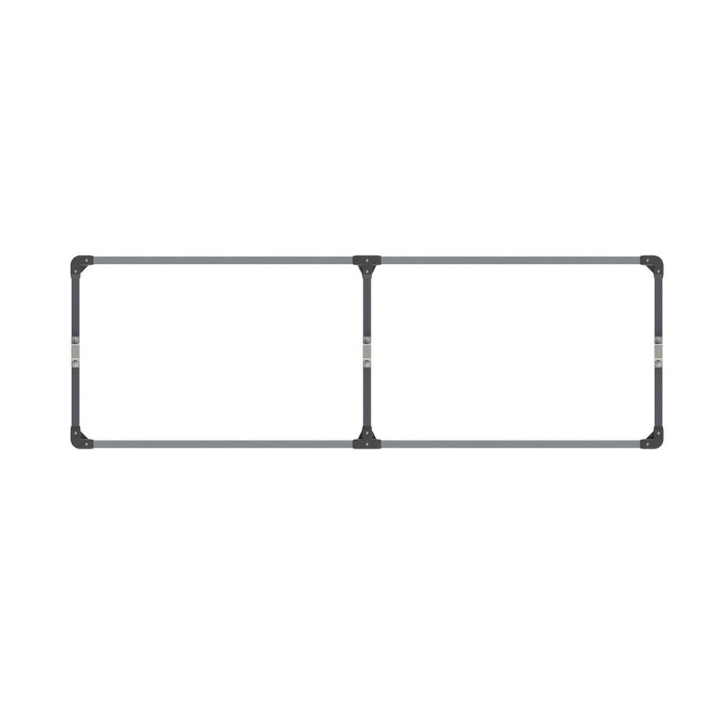 24" x 74" Aluminum Hoop with 3 Crossmembers