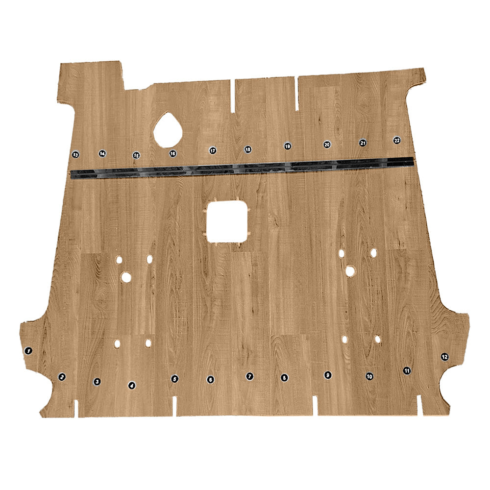 Kenworth T660, W900 Day Cab 2006 - 2025 Laminate Flooring with Shifter Cutout