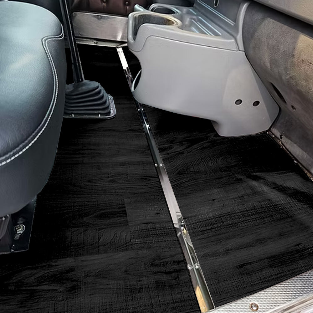Kenworth T660, W900 Aero Cab 2006-2025 Vinyl Plank Wood Flooring with Shifter Cutout