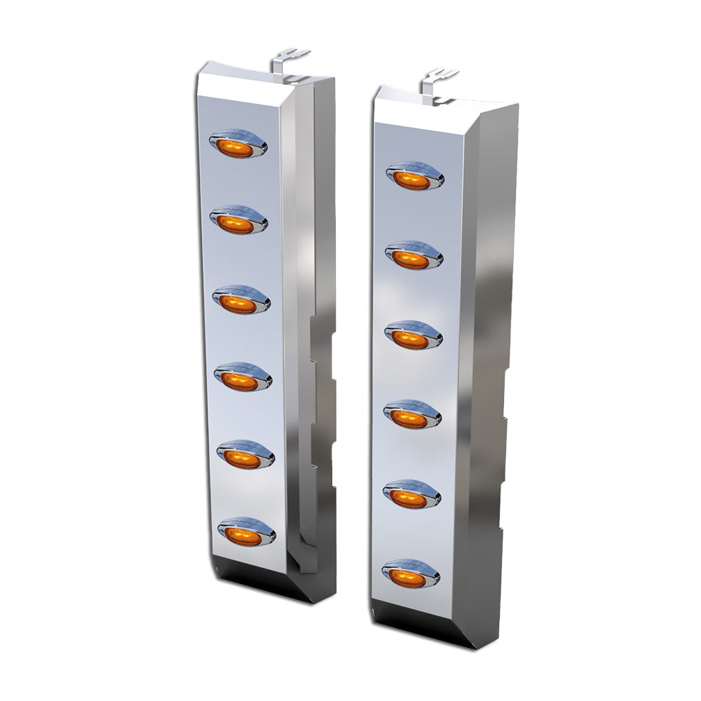 PB 589 2024+ Front SS Breather Light Bar with 12 Mini LEDs