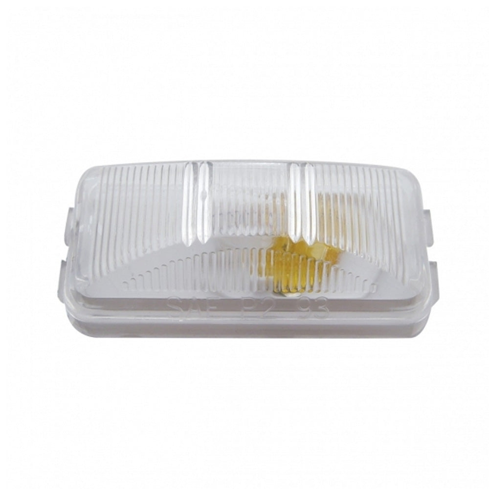 2-1/2" Rectangular Utility Incandescent Clear Lens