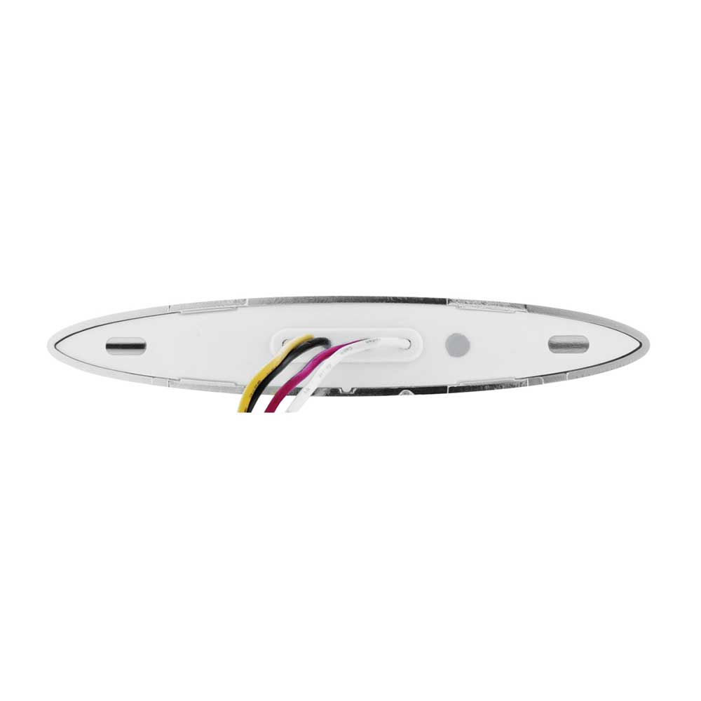 6" Double Fury Dual Function 6 LED Light with Chrome Bezel