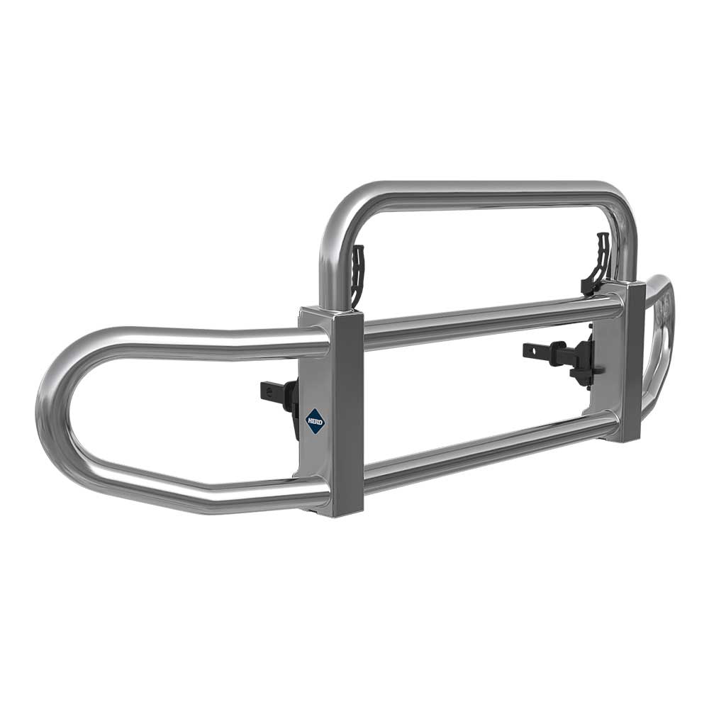 HERD Polished Stainless Steel Grille Guard Gen 4 for Peterbilt 579