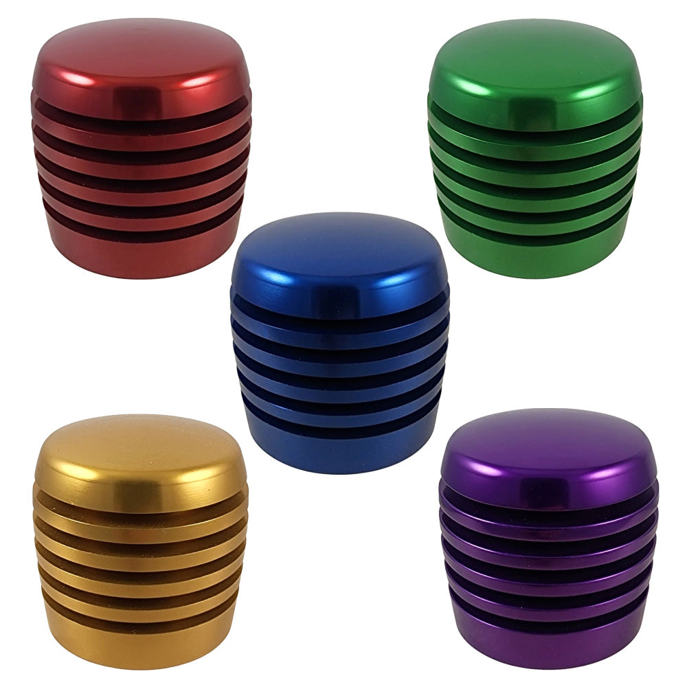 Aluminum XBR200 Cylinder Style Grooved Shifter Knob