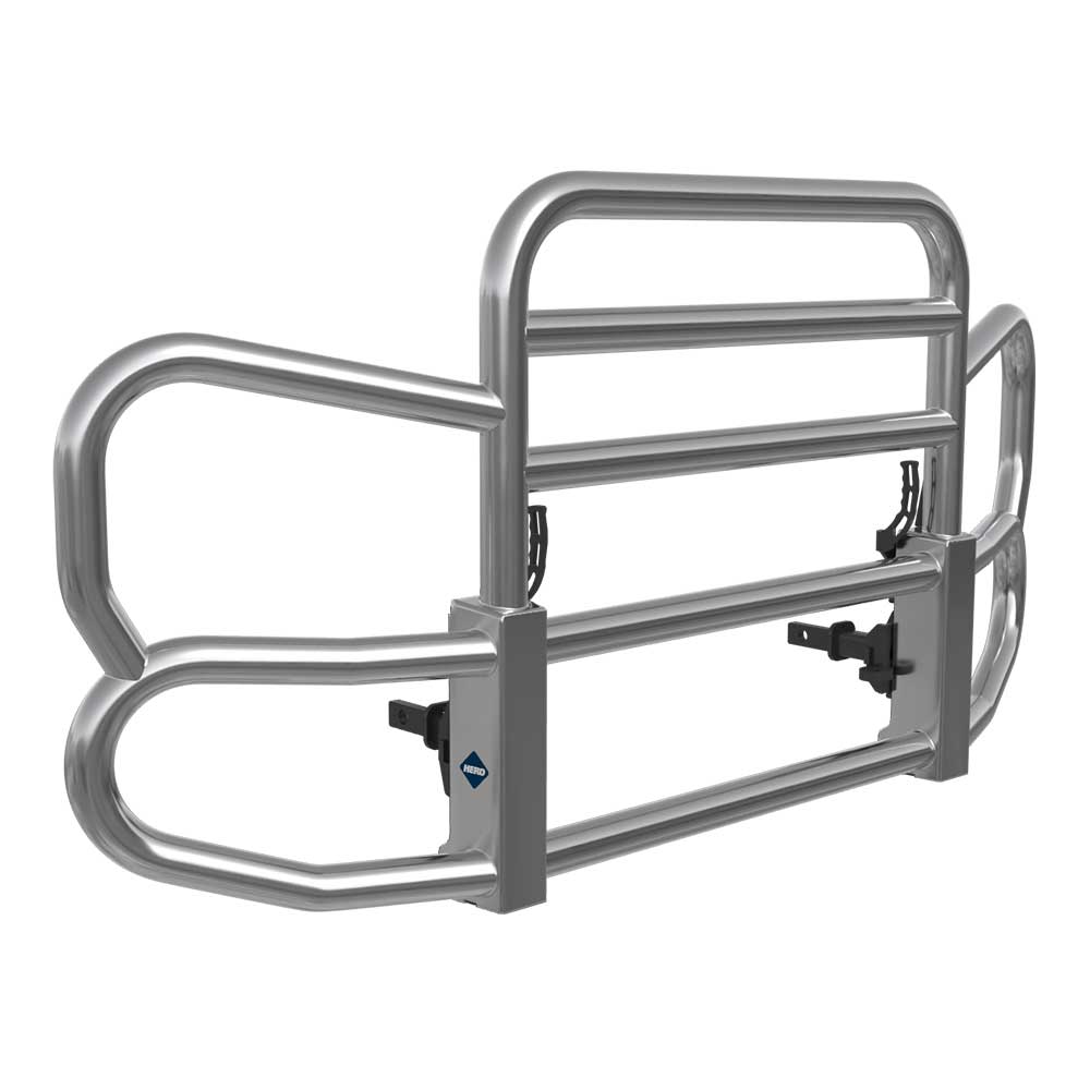 HERD Polished Stainless Steel Grille Guard Gen 4 for Peterbilt 579