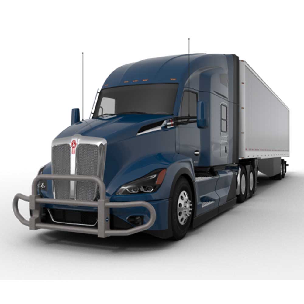 HERD Satin Finish Grille Guard Gen 4 for Kenworth T680 Next Gen