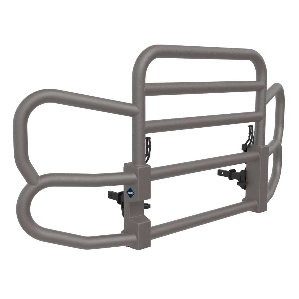 HERD Polished Stainless Grille Guard Gen 4 for Kenworth T680 Next Gen
