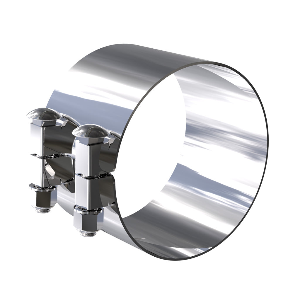 8"D x 4"W Heavy Duty Wide Band Exhaust Clamp
