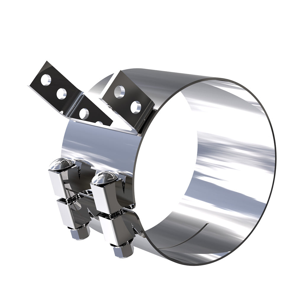 Kenworth AeroCab 7"D x 4"W Heavy Duty Top Exhaust Clamp