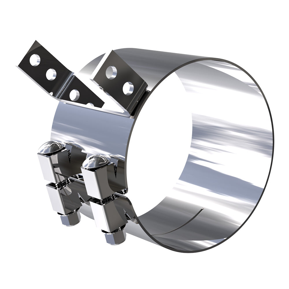 Kenworth AeroCab 8"D x 4"W Heavy Duty Top Exhaust Clamp