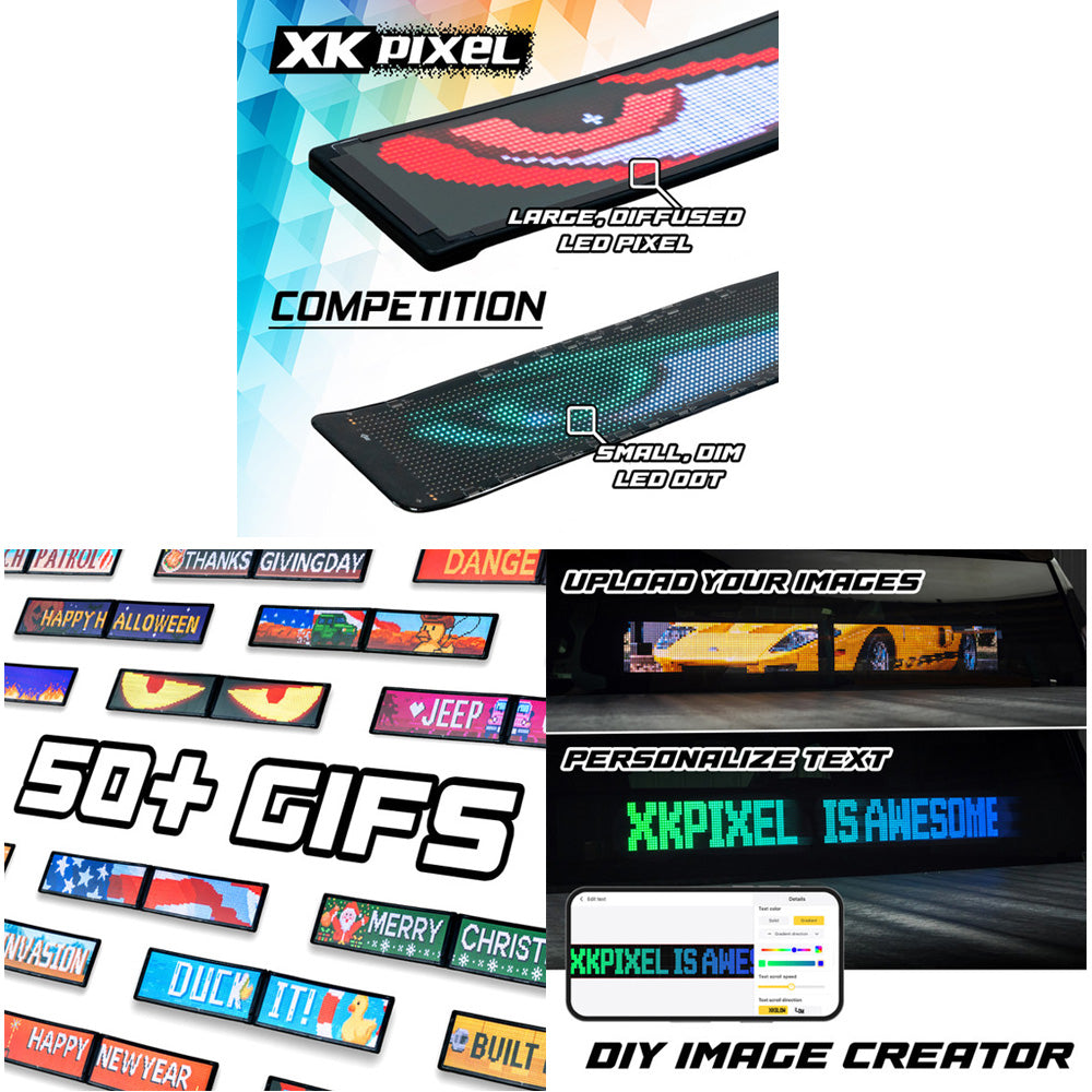 XKPixel Dual Screen LED Window Light Display Kit