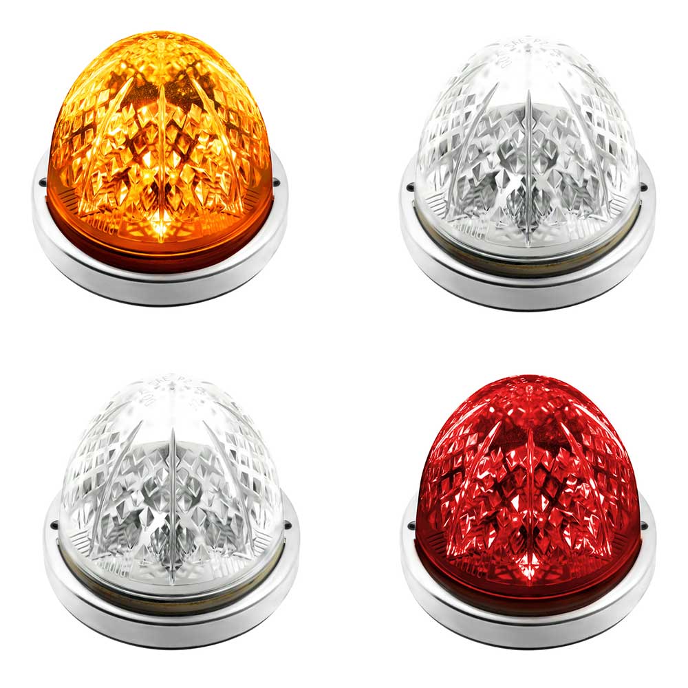 Crystal Comet 9 LED Dual Function Watermelon w/ SS Bezel