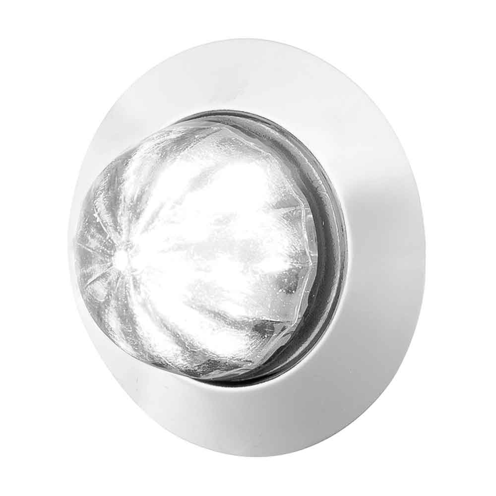 1-1/4" Dual 6 LED Watermelon Light with Stainless Steel Bezel
