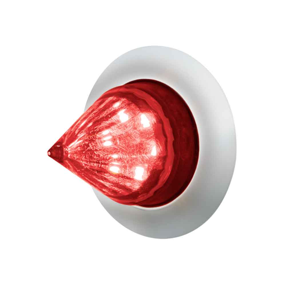 6 LED Dual Function 1-1/4" Spike Light With Stainless Steel Bezel