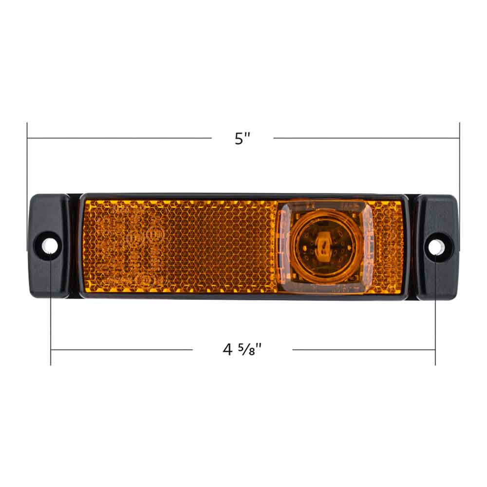 5" Amber 3 LED Side Marker Light for 2015-2026 Kenworth T880