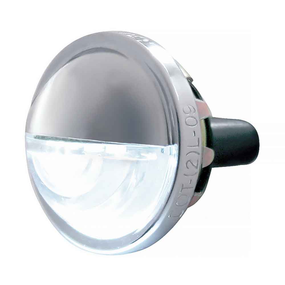 1-1/2" White 4 LED License Light - 2 Pack