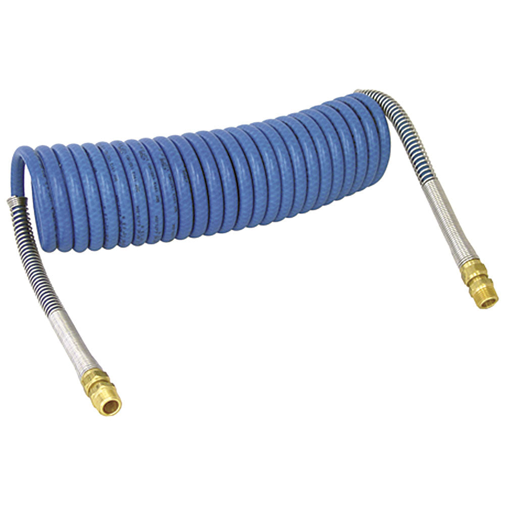 Blue Coiled Air Hose
